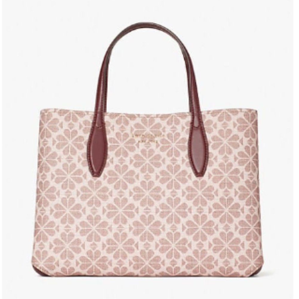 kate spade flower coated canvas all day medium satchel